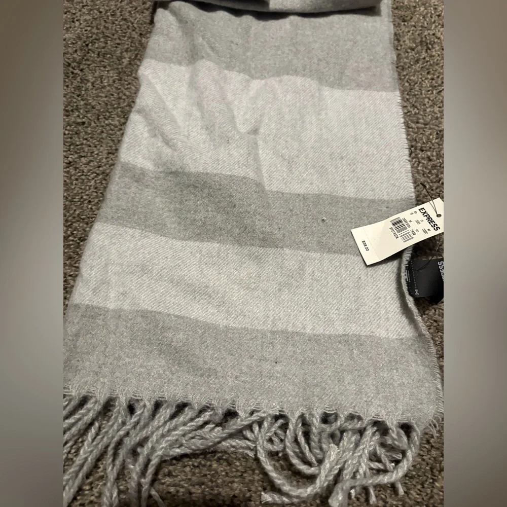 Express Light Gray Fashion Scarf